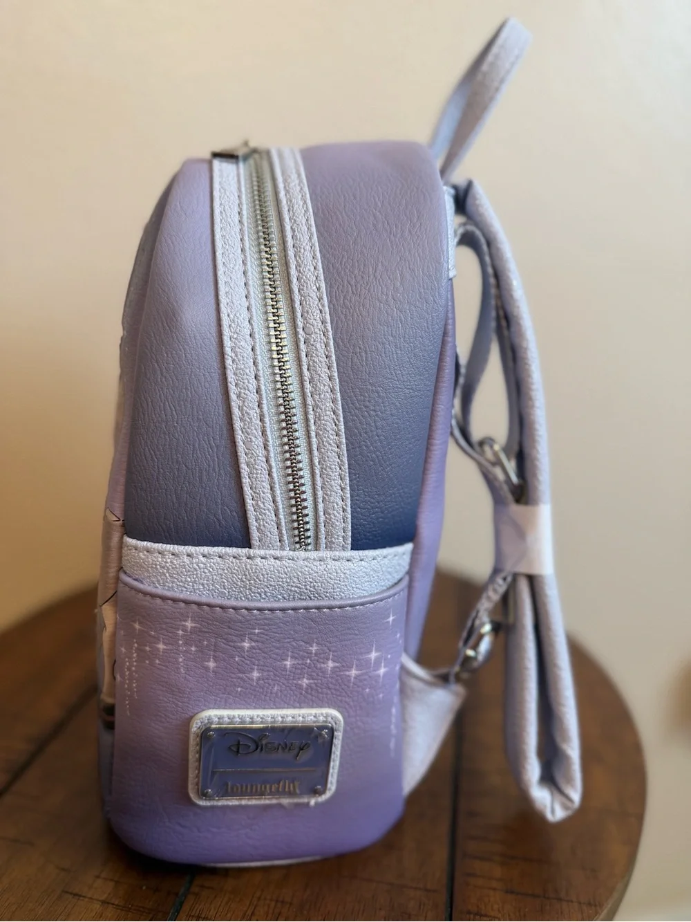 Loungefly Cinderella Mice & Pumpkins Mini Backpack in Purple with Orange Accents